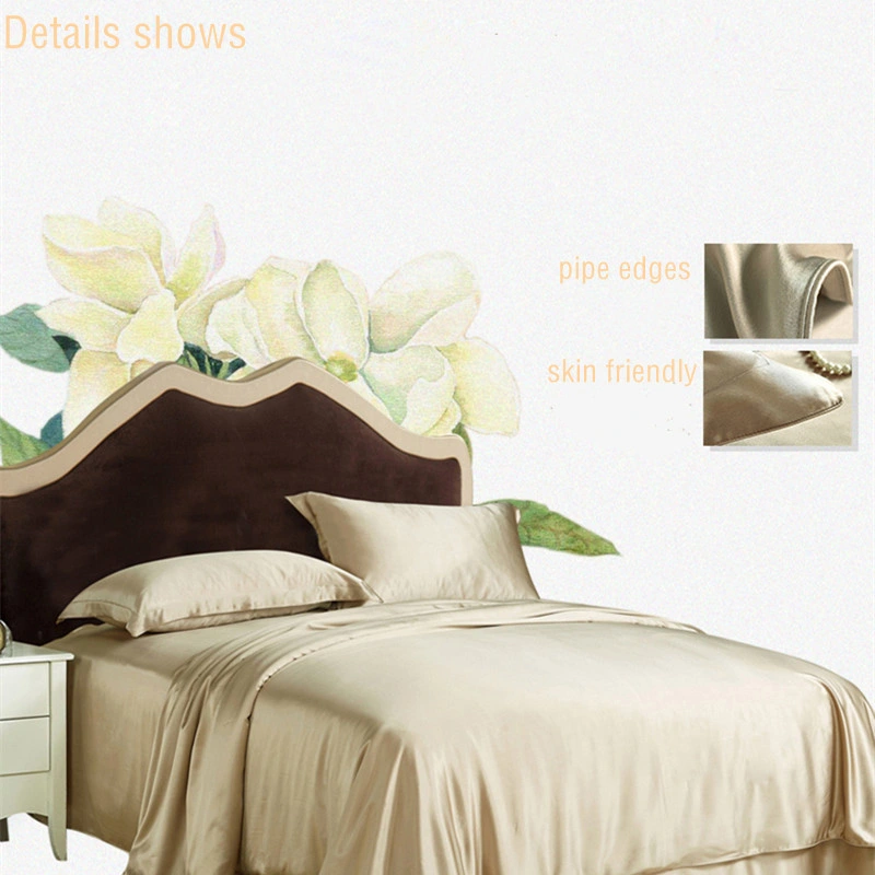 Bridal Silk Fabric Luxury Microfiber Bedsheets Sets Bedding