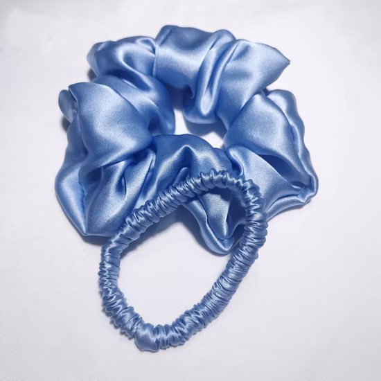 Scrunchies de seda 100% elásticos de moda para mujer